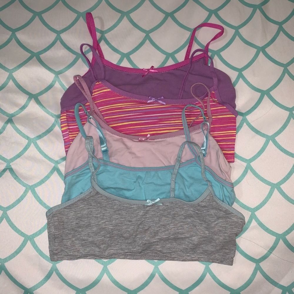 Kids Multicolor Training Bra Bundle - 5 pack